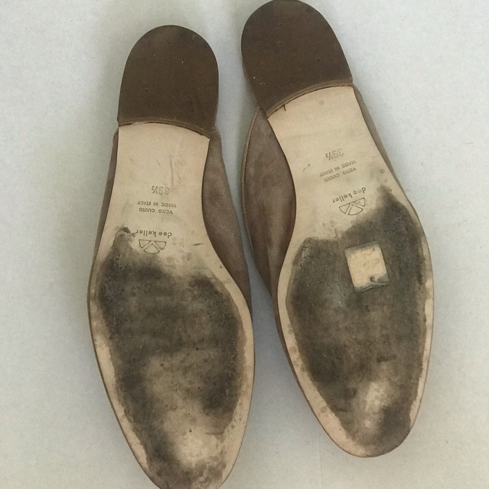 Sold Dee Keller 39 1/2 stone suede slip on mule 9 1/2 - Picture 5 of 5